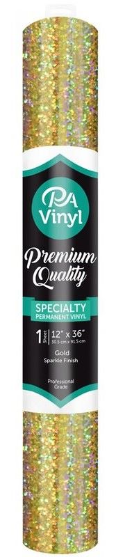 **Gold Glitter Vinyl